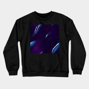 Dark Oil Texture Crewneck Sweatshirt